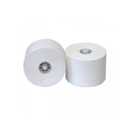 Toiletpapier 2-lgs Tissue Wit 100m met Dop Doos 36 rollen