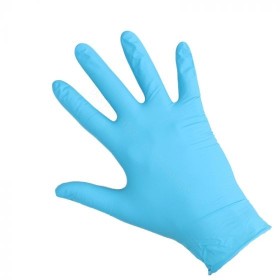 Handschoen Nitril Ongep. Blauw S 100 stuks