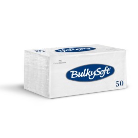 BulkySoft Servetten 33x33cm 2-lgs 1/8-vouw Wit Doos 40x50 stuks