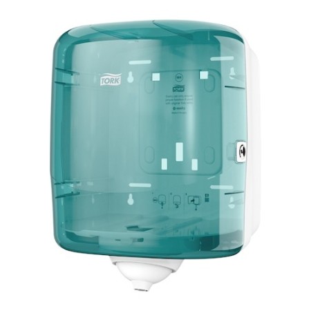 Tork Reflex Single Sheet Midi Centerfeed Dispenser Turquoise M4