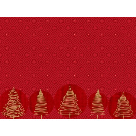 Duni Papieren Placemats 30x40cm Elegant Trees Pak 250 stuks