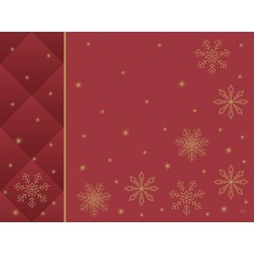 Duni Dunicel Placemats 30x40cm Rhombus Bordeaux Pak 100 stuks