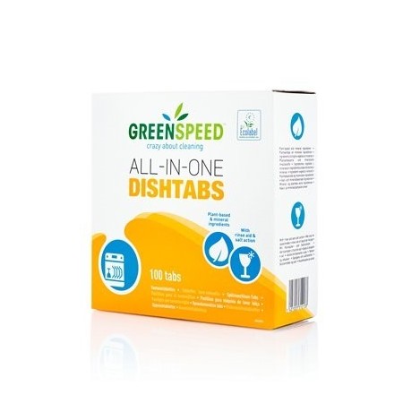 Greenspeed Dishtabs - Vaatwastabletten All-in-one 1,8 kg 100 tabs