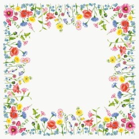 Duni Dunicel Napperons 84x84cm Flowy Meadow Pak 10 stuks