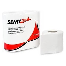 Semy Toiletpapier 3-lgs Wit Pak 16x4 rollen