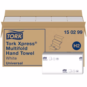Tork Xpress Universal Multifold Handdoek 2-lgs 21,3x23,4cm Doos 20x237 vellen H2