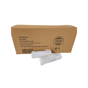 Pedaalemmerzak Transparant 28x8x56cm T10 Doos 50x50 zakken
