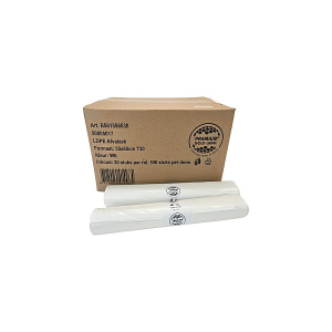 Papierbakzak Wit 55x65cm T30 LDPE Doos 20x25 zakken