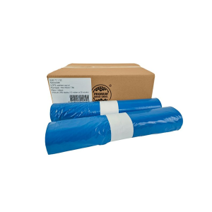 Afvalzak Blauw 70x110cm T50 LDPE Doos 10x20 zakken