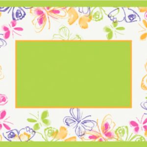 Duni Dunicel Placemats 30x40cm Butterfly Pak 100 stuks - Op is op