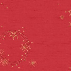Duni Dunicel Placemats 30x40cm Star Shine Red Pak 100 stuks - Op is op