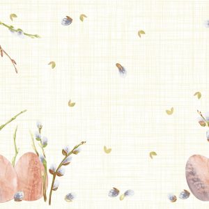 Duni Dunicel Placemats 30x40cm Willow Easter Pak 100 stuks - Op is op