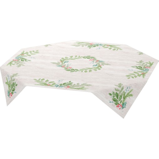 Duni Dunicel Napperons 84x84cm Winter Greenery Pak 10 stuks, foto 2 van 2