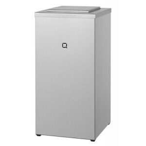 All Care Qbic-line Gesloten Afvalbak 30L RVS, QWBC30 SSL