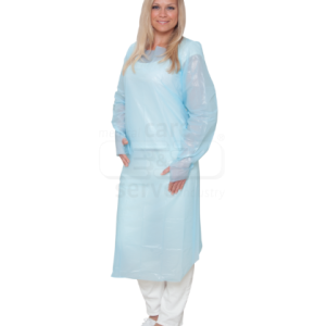 Voorschorten met Mouw CPE Blauw XL 100 stuks
