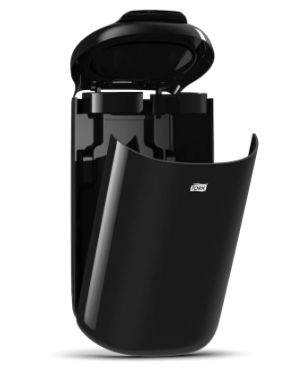 Tork Elevation Mini Dameshygiëne-/Afvalbak Kunststof Zwart 5L B3, foto 2 van 2