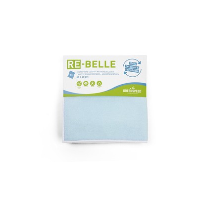 Greenspeed Re-belle Microvezeldoek 40x40cm Blauw Pak 5 stuks - Afbeelding 2