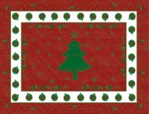 Tork Advanced Placemats 30x42cm Winter Claret Pak 100 stuks - Op is op