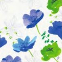 Duni Dunilin Servetten 40x40cm 1/4-vouw Sunbrella Blue Luxe Pak 50 stuks - Op is op