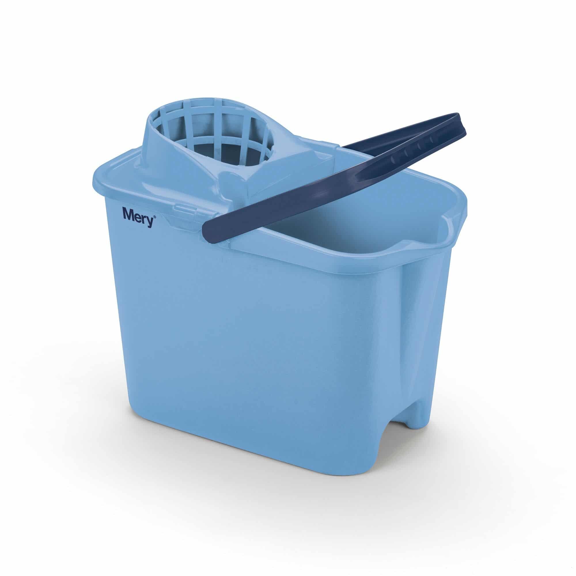 Spaanse Mopemmer 14L Blauw met Wringkorf - Op = op