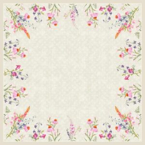 Duni Dunicel Napperons 84x84cm Floret Pak 10 stuks
