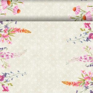 Duni Dunicel Tafelloper Rol 24mx40cm (Perforatie 1,20m) Floret