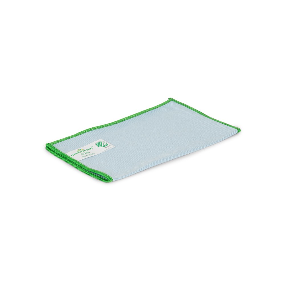 Greenspeed Glas Microvezeldoek 25x20cm Blauw