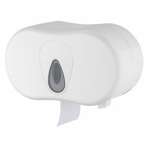 All Care PlastiQline 2020 2-rols Toiletrolhouder Kunststof Wit voor Doprollen, PQ20SDuo