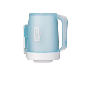 Tork Draagbare Mini Centerfeed Poetspapier Dispenser Wit/Turquoise M1