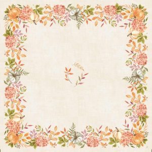Duni Bio Dunicel Napperons 84x84cm Spicy Pumpkin Pak 10 stuks