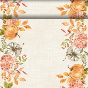 Duni Bio Dunicel Tafelloper Rol 24mx40cm (Perforatie 1,20m) Spicy Pumpkin