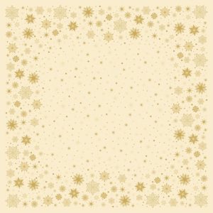 Duni Bio Dunicel Napperons 84x84cm Stargazing Cream Pak 10 stuks