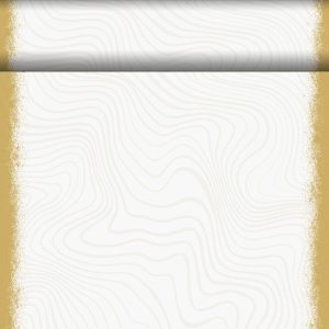 Duni Bio Dunicel Tafelloper Rol 24mx40cm (Perforatie 1,20m) Sparkly Cheers White