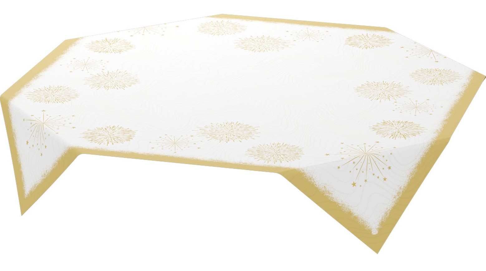 Duni Bio Dunicel Napperons 84x84cm Sparkly Cheers White Pak 10 stuks, foto 2 van 3