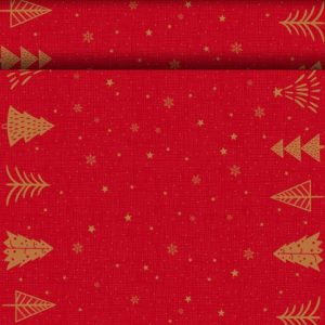 Duni Bio Dunicel Tafelloper Rol 24mx40cm (Perforatie 1,20m) Shimmer Trees