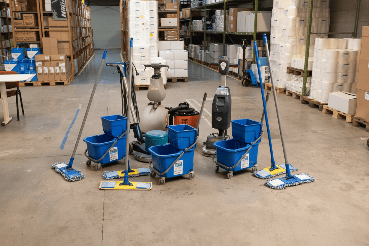 Schoonmaakmaterialen