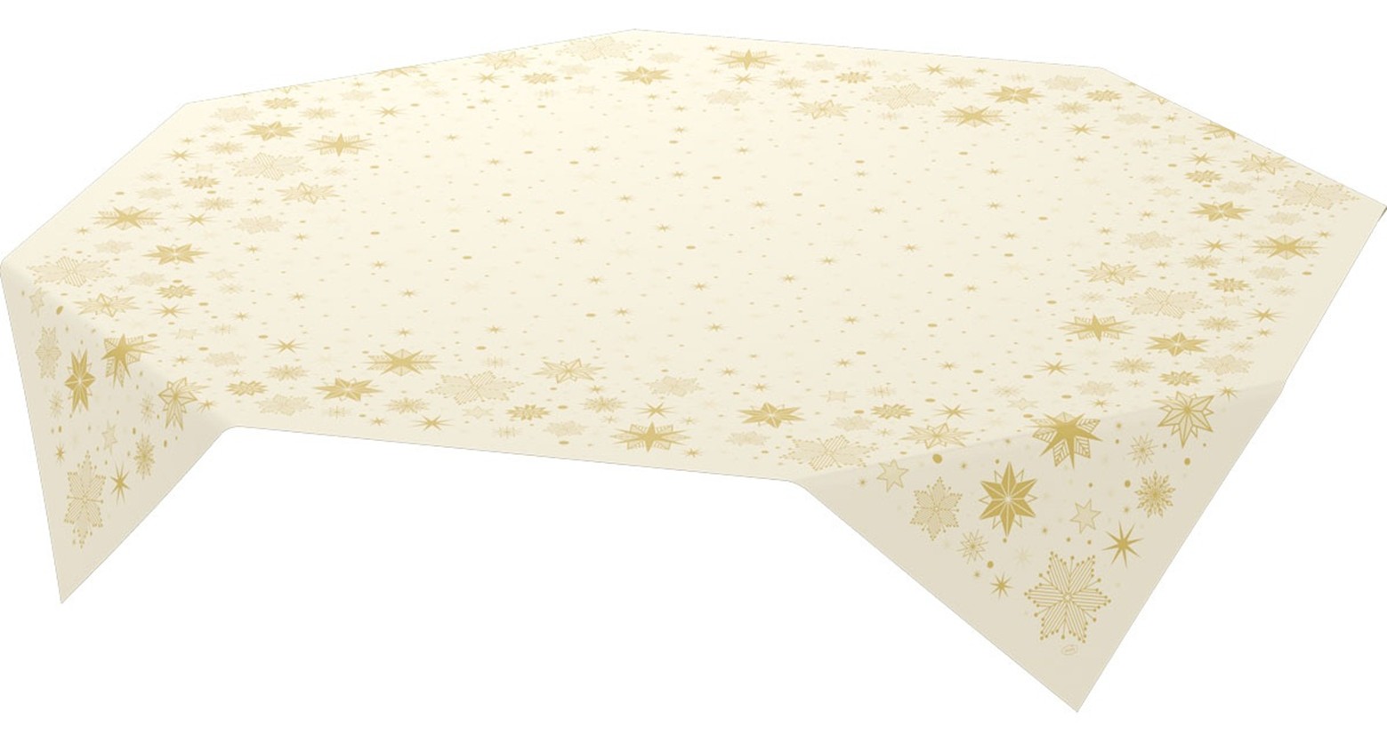 Duni Bio Dunicel Napperons 84x84cm Stargazing Cream Pak 10 stuks, foto 2 van 2
