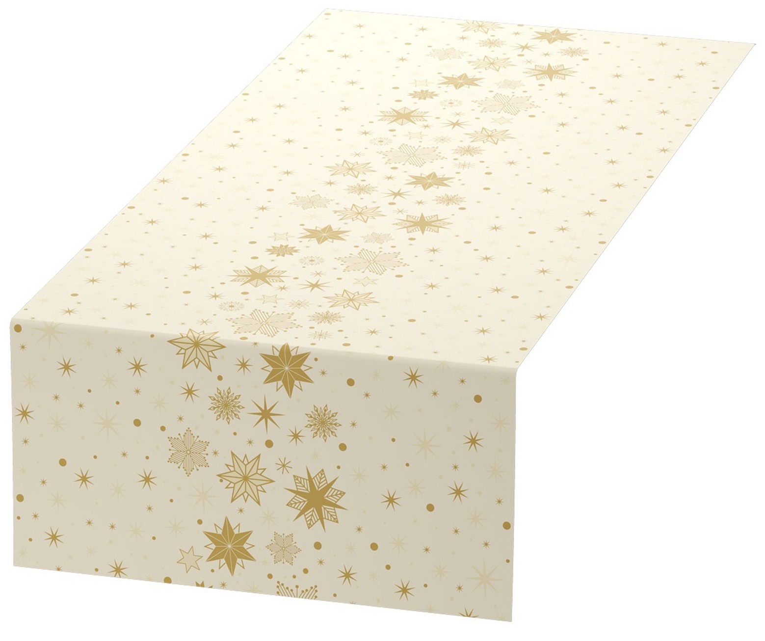 Duni Bio Dunicel Tafelloper Rol 24mx40cm (Perforatie 1,20m) Stargazing Cream, foto 2 van 5