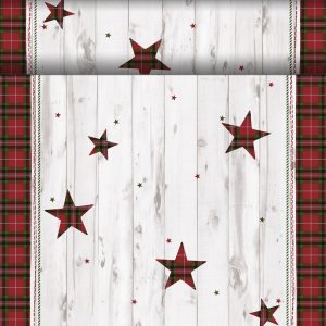 Duni Bio Dunicel Tafelloper Rol 24mx40cm (Perforatie 1,20m) Naturally Winter