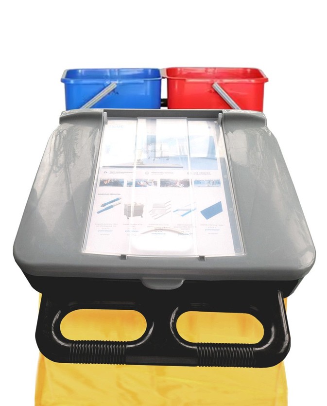 EVO - O2 Open Werkwagen met Moppers - Afbeelding 3